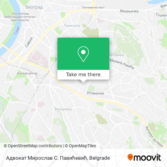 Адвокат Мирослав С. Павићевић map