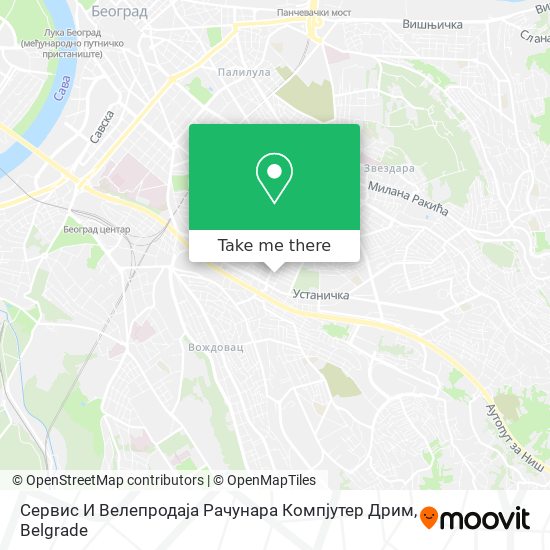 Сервис И Велепродаја Рачунара Компјутер Дрим map