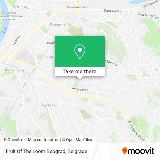 Fruit Of The Loom Beograd map