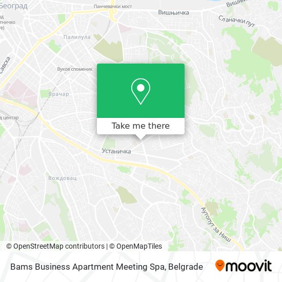 Bams Business Apartment Meeting Spa map