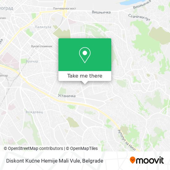 Diskont Kućne Hemije Mali Vule map