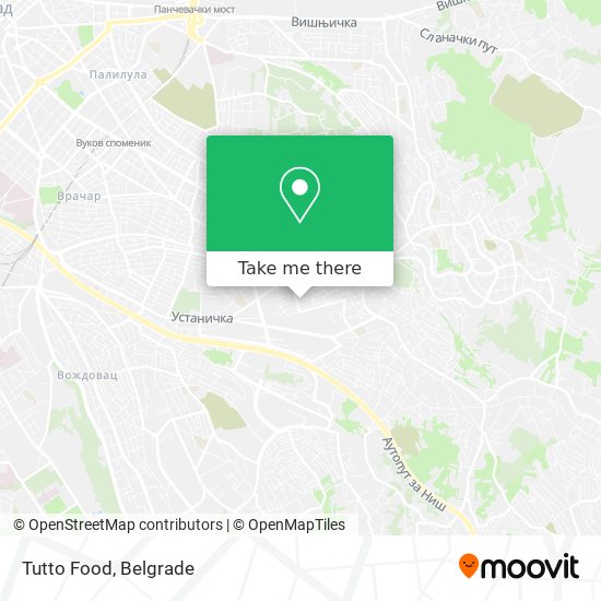 Tutto Food map