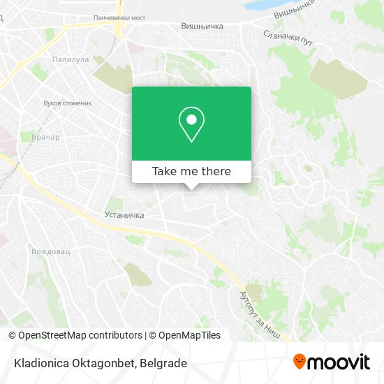 Kladionica Oktagonbet map