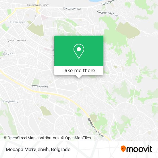 Месара Матијевић map