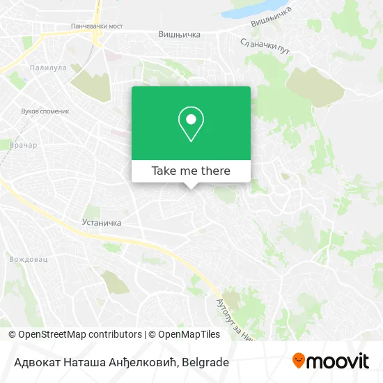 Адвокат Наташа Анђелковић map