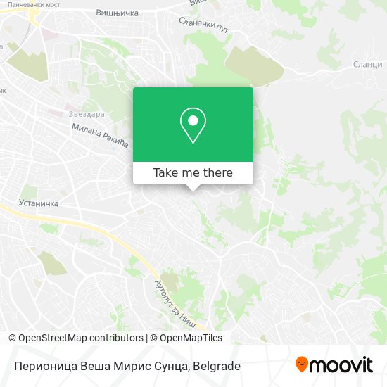 Перионица Веша Мирис Сунца map