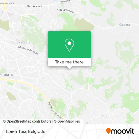 Тадић Тим map