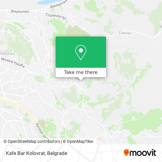 Kafe Bar Kolovrat map