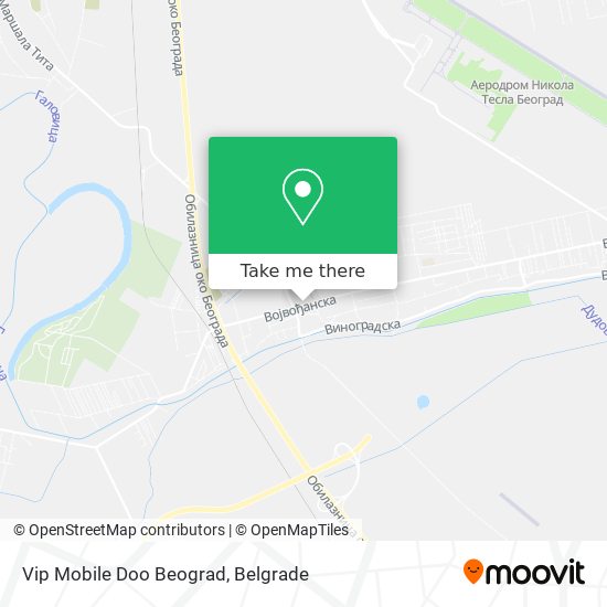 Vip Mobile Doo Beograd map