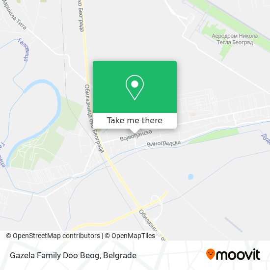 Gazela Family Doo Beog map