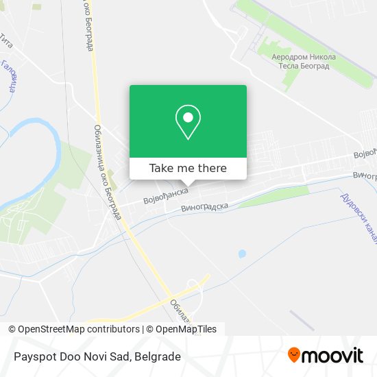 Payspot Doo Novi Sad map