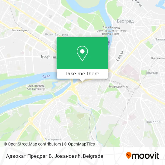 Адвокат Предраг В. Јовановић map