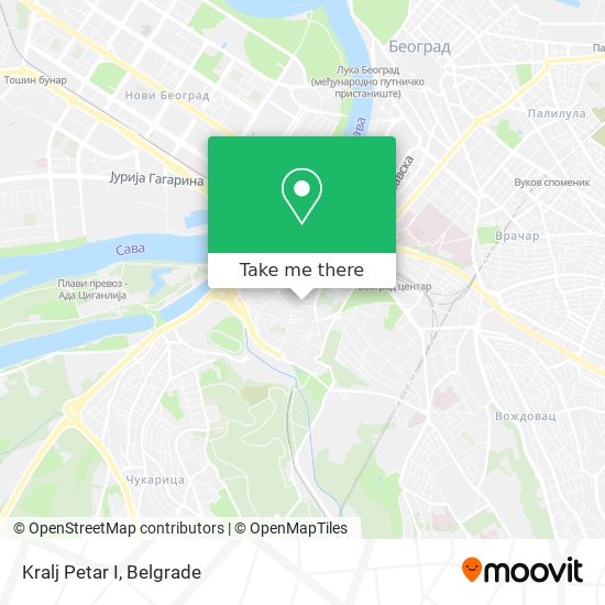 Kralj Petar I map