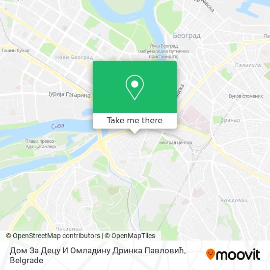 Дом За Децу И Омладину Дринка Павловић map