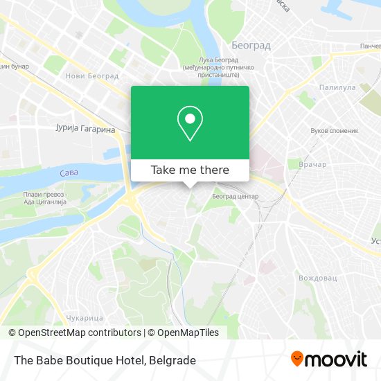 The Babe Boutique Hotel map