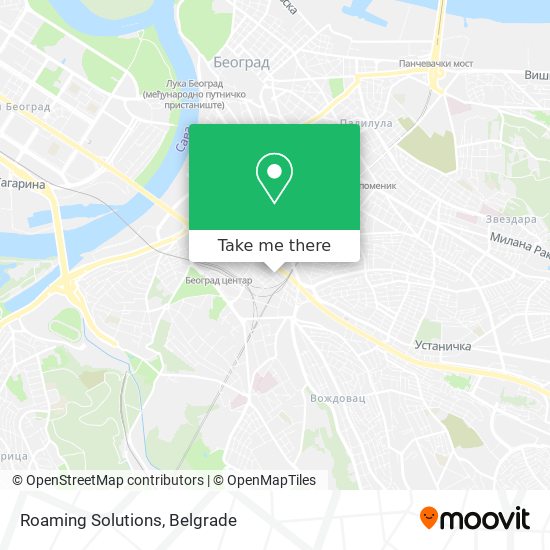 Roaming Solutions map