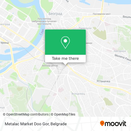 Metalac Market Doo Gor map