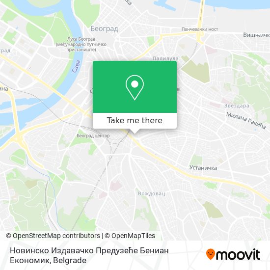 Новинско Издавачко Предузеће Бениан Економик map