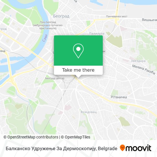 Балканско Удружење За Дермоскопију map