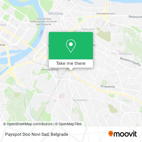 Payspot Doo Novi Sad map