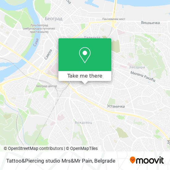 Tattoo&Piercing studio Mrs&Mr Pain map