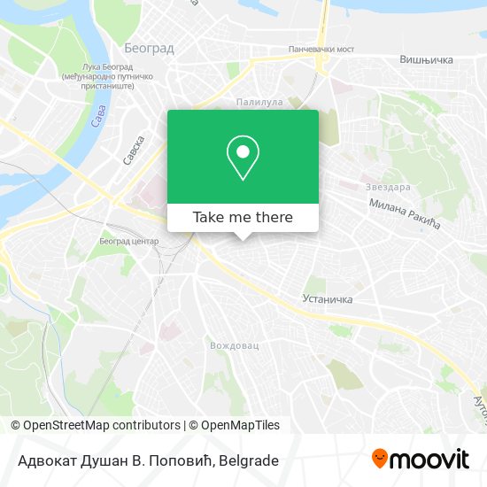 Адвокат Душан В. Поповић map