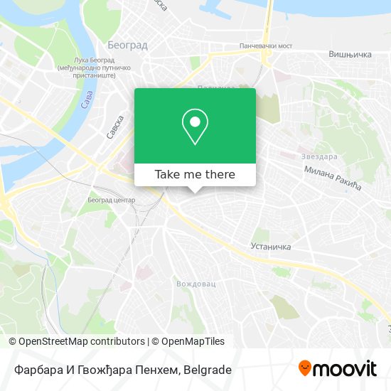 Фарбара И Гвожђара Пенхем map