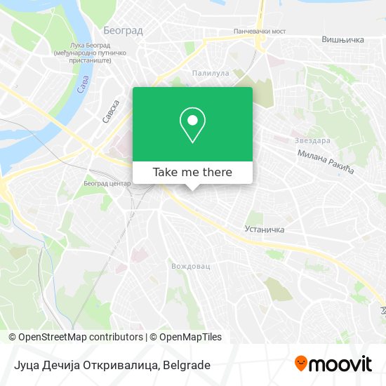 Јуца Дечија Откривалица map