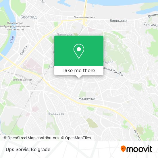 Ups Servis map