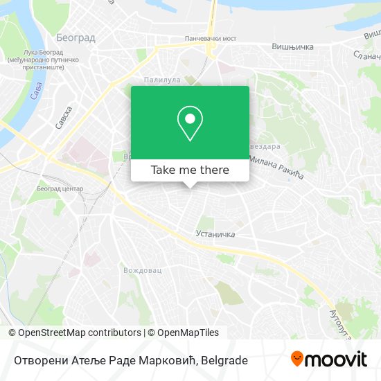 Отворени Атеље Раде Марковић map