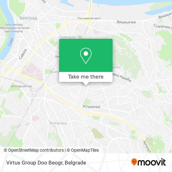 Virtus Group Doo Beogr map