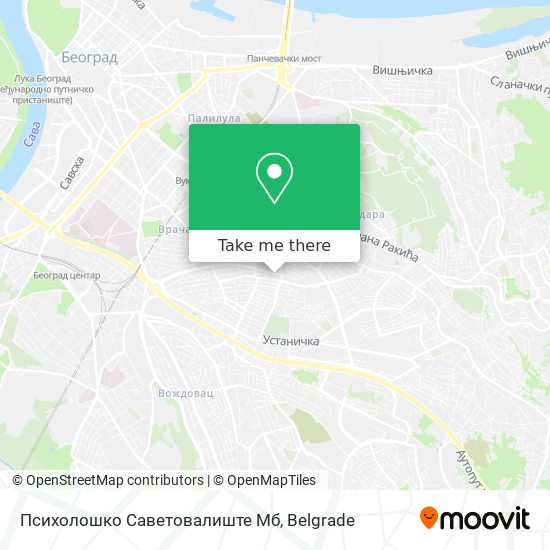 Психолошко Саветовалиште Мб map