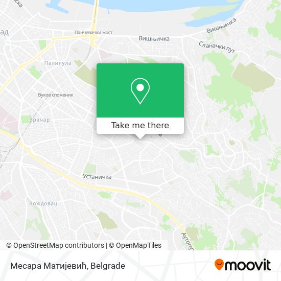 Месара Матијевић map