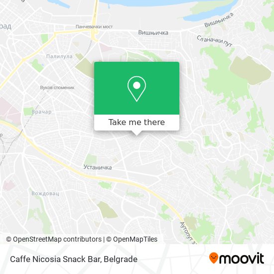 Caffe Nicosia Snack Bar map