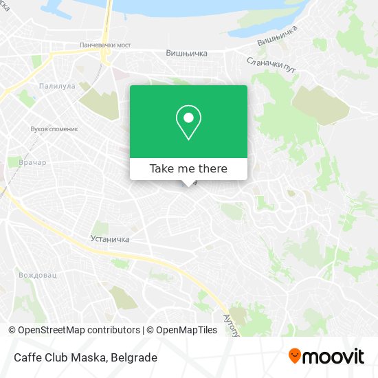 Caffe Club Maska map