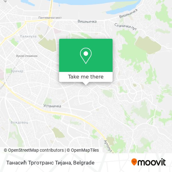 Танасић Трготранс Тијана map