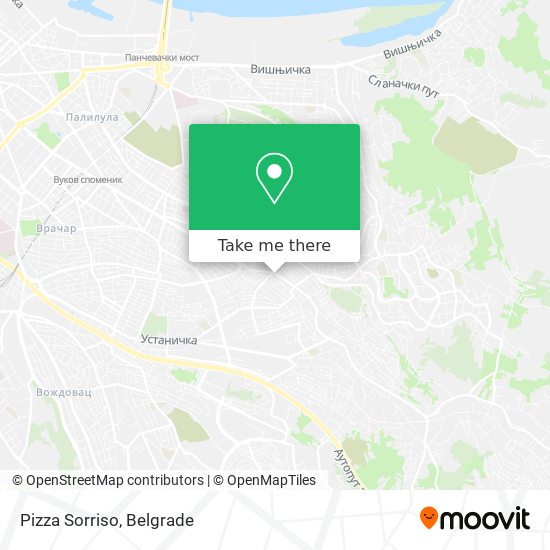 Pizza Sorriso map