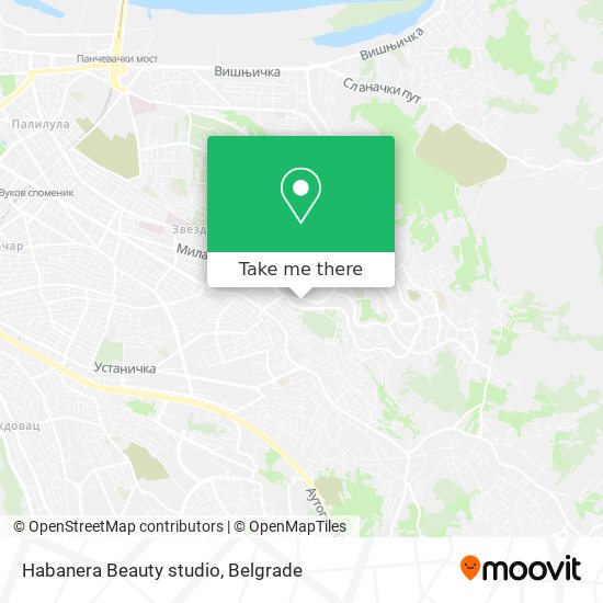 Habanera Beauty studio map