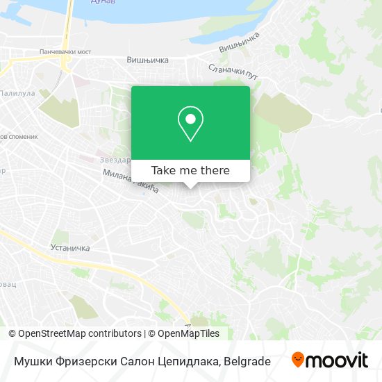 Мушки Фризерски Салон Цепидлака map