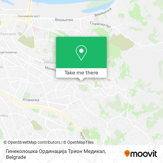 Гинеколошка Ординација Трион Медикал map