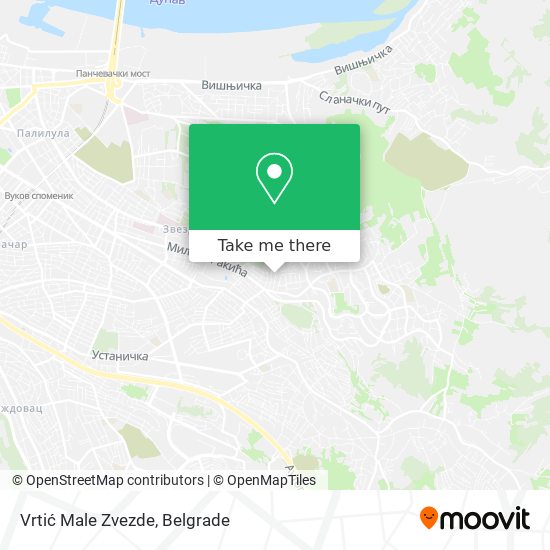 Vrtić Male Zvezde map