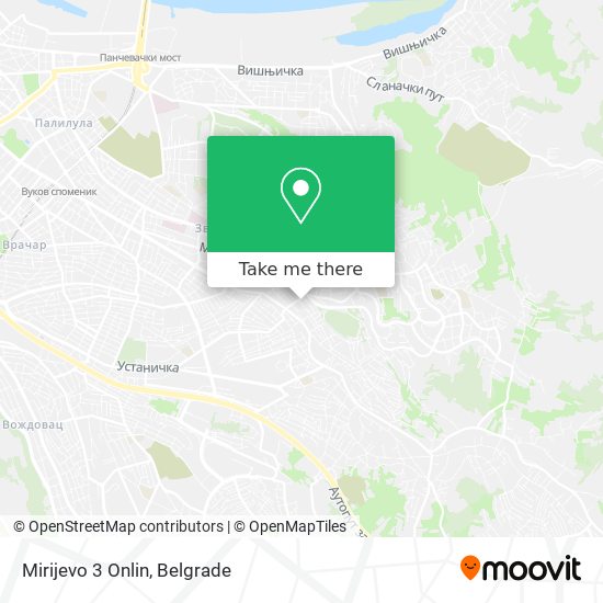 Mirijevo 3 Onlin map