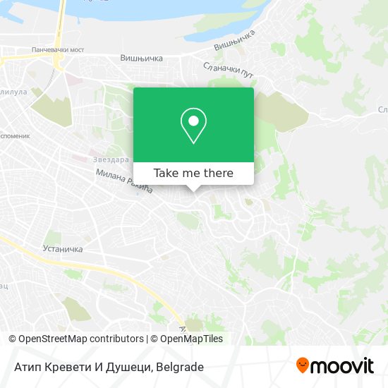 Атип Кревети И Душеци map