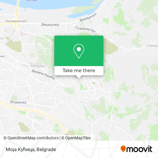 Моја Кућица map