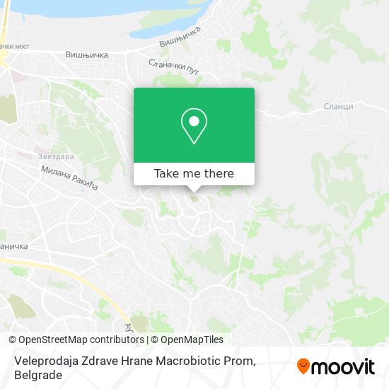 Veleprodaja Zdrave Hrane Macrobiotic Prom map