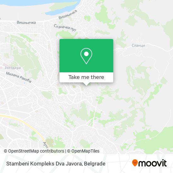 Stambeni Kompleks Dva Javora map