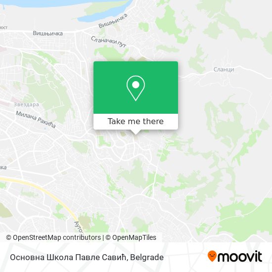 Основна Школа Павле Савић map