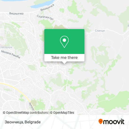 Звончица map