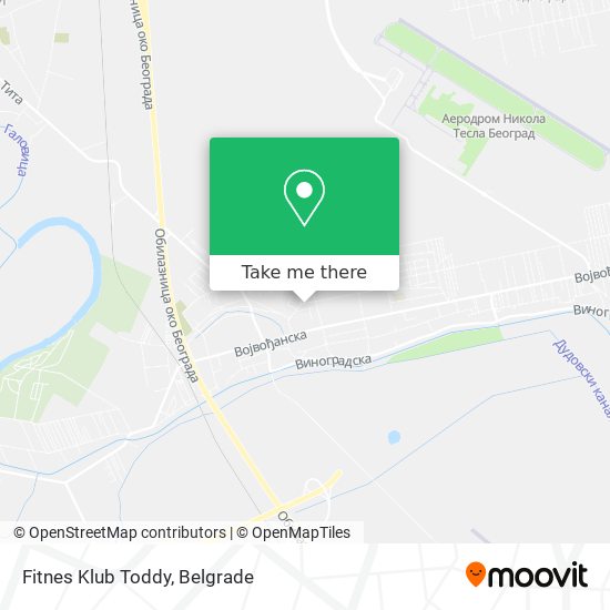 Fitnes Klub Toddy map