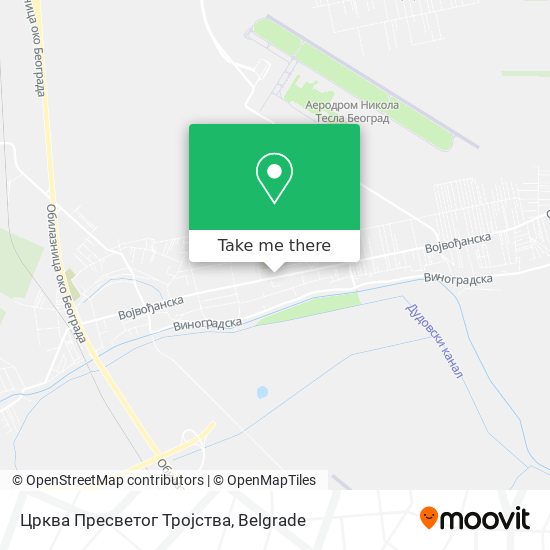 Црква Пресветог Тројства map